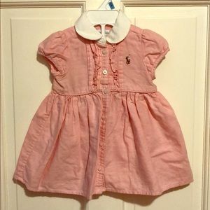 Pink Ralph Lauren baby dress